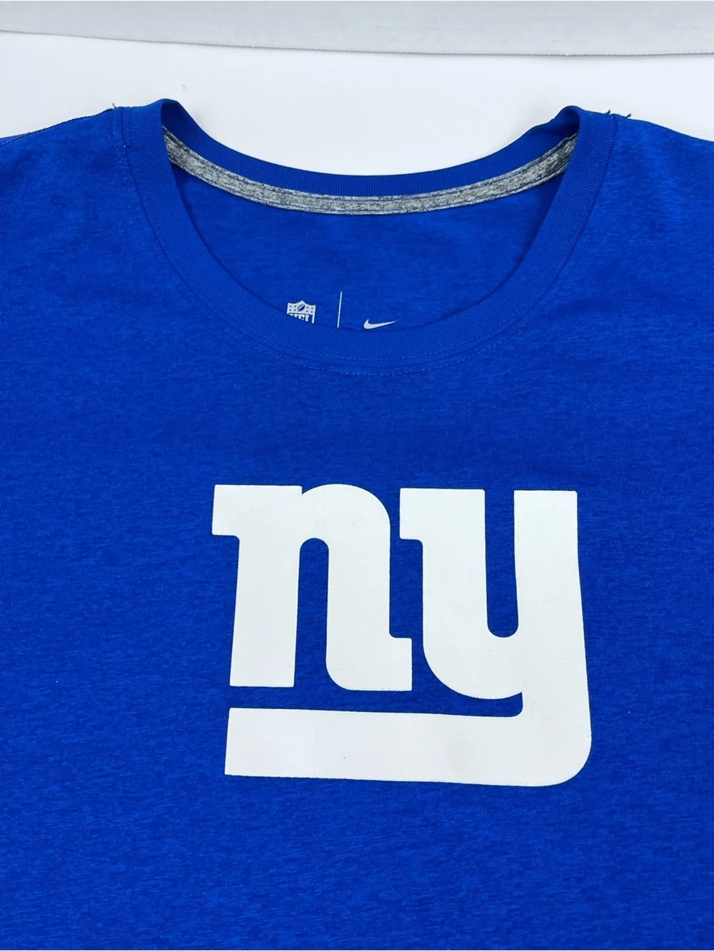 Nike x NFL Team Women's Dri-Fit New York Giants Performance Tee Size L; Football